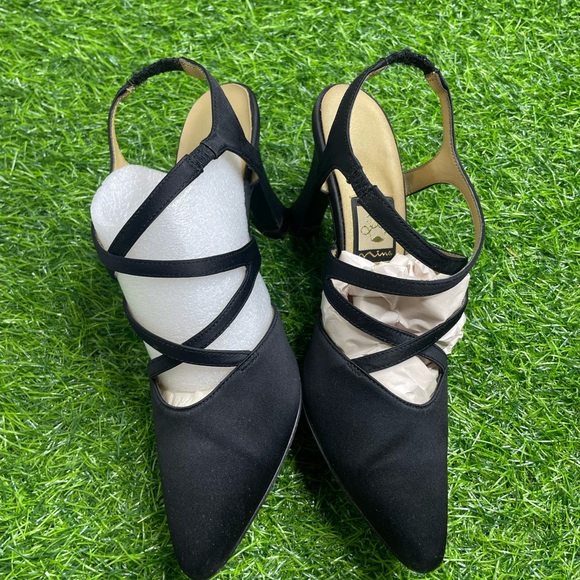 Nina Black Heels Size Women’s 8 - Picture 4 of 7